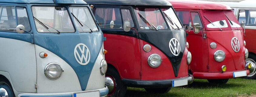 Concentración de furgonetas volkswagen