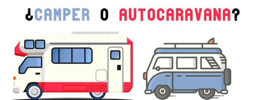 Furgoneta camper o autocaravana